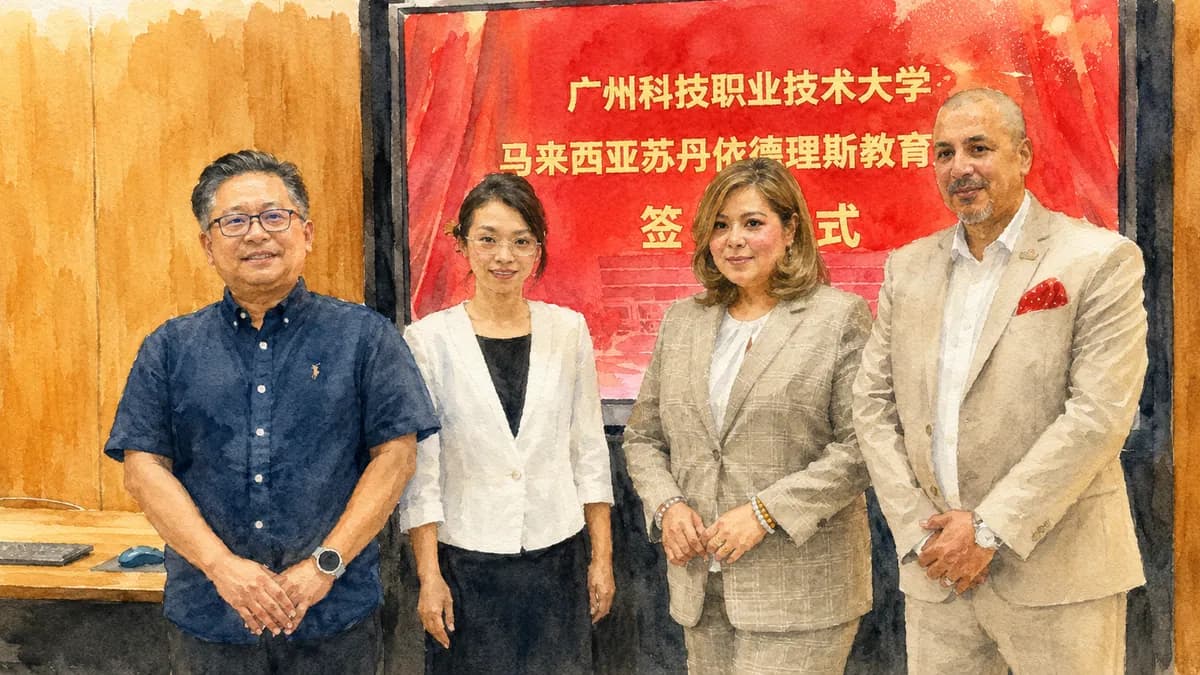 MoU signing with Guangzhou Vocational University of Science and Technology