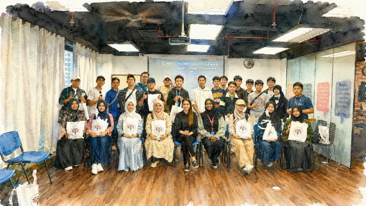Cendikia Muda delegation from Indonesia at the Meet the University programme