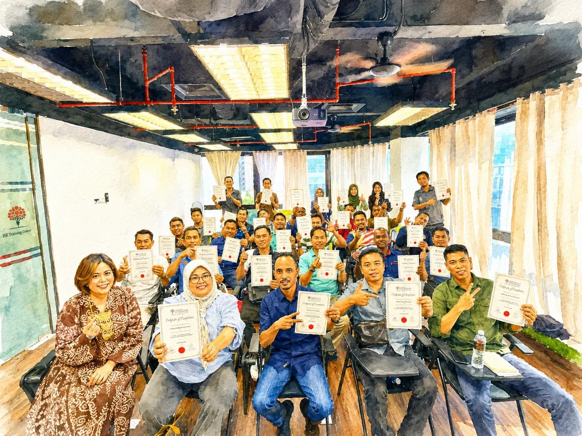 Department of Fisheries training session at Taman Akua
