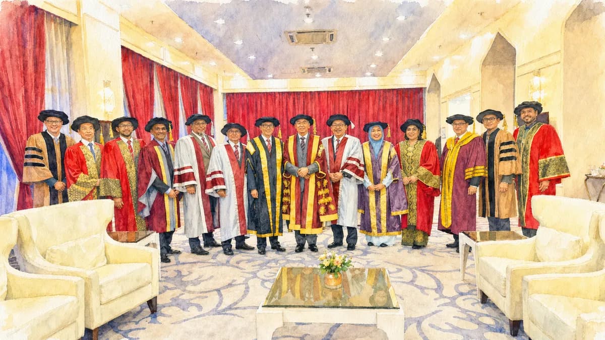 PECSB attending the UNIRAZAK convocation as industry guest of honour